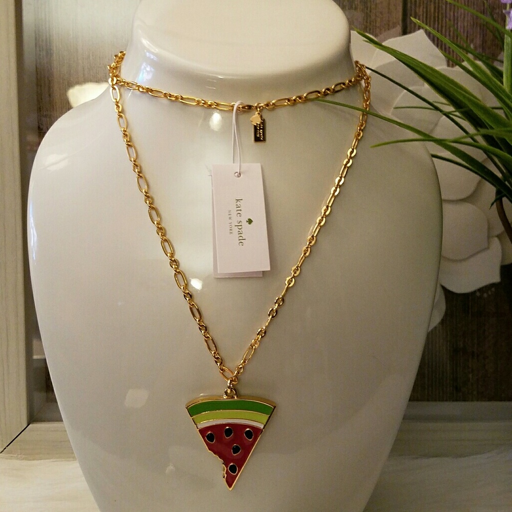 Kate spade watermelon long pendant necklace - Picture 3 of 5